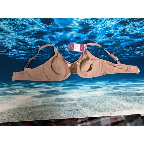 👙Olga by Warners Signature Support Full Coverage Bra Tan 42D OGW2511UU52015 - Picture 11 of 12